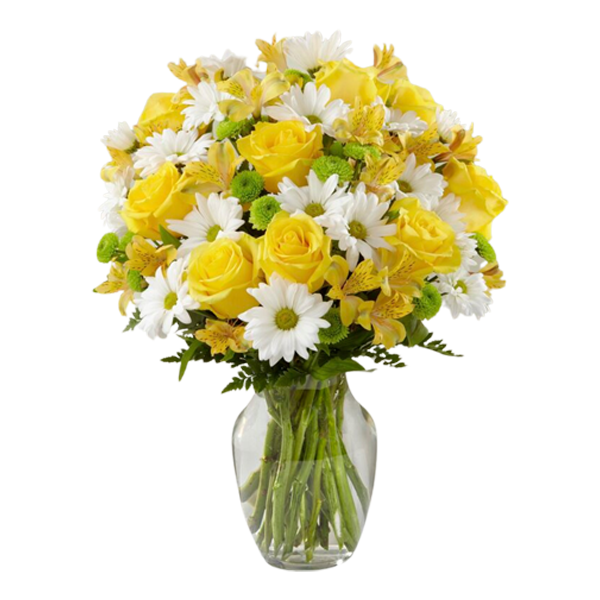 The FTD Sunny Sentiments Bouquet - Premium