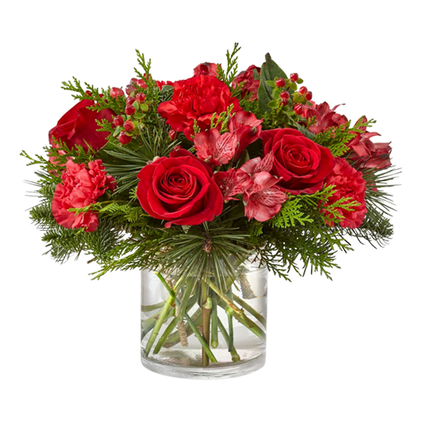 The FTD Merry Mistletoe Bouquet - Deluxe