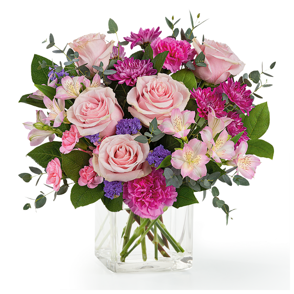 Rosy Radiance Bouquet - Deluxe