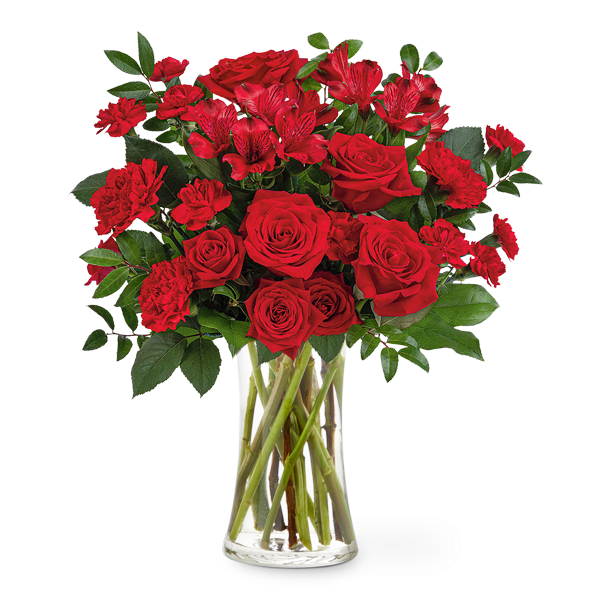 Brilliant Ruby Bouquet - Deluxe