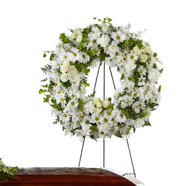The FTD Faithful Wishes Wreath