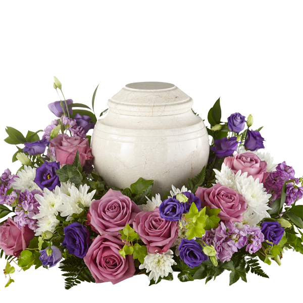 The FTD Blooming Sympathy Cremation Adornment