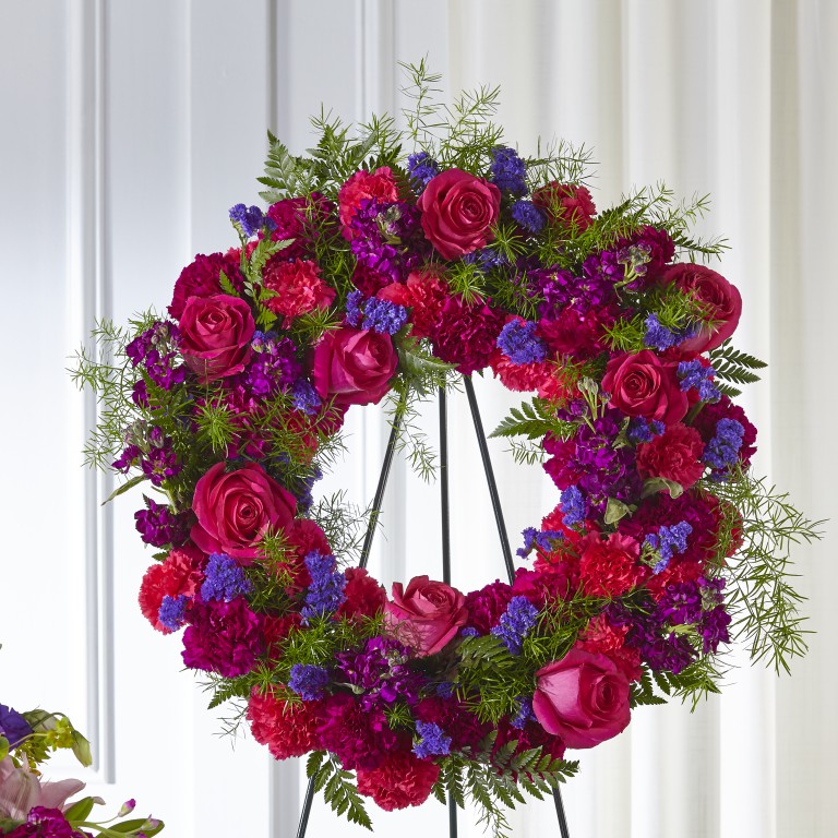 Calming Colors Wreath
