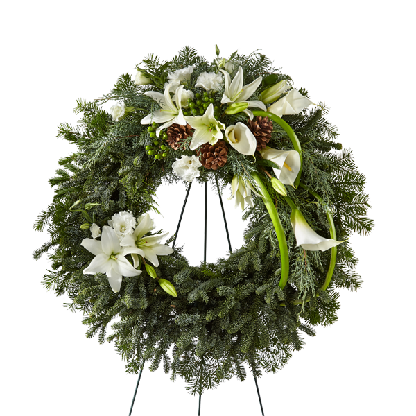 The FTD Greens of Hope Wreath