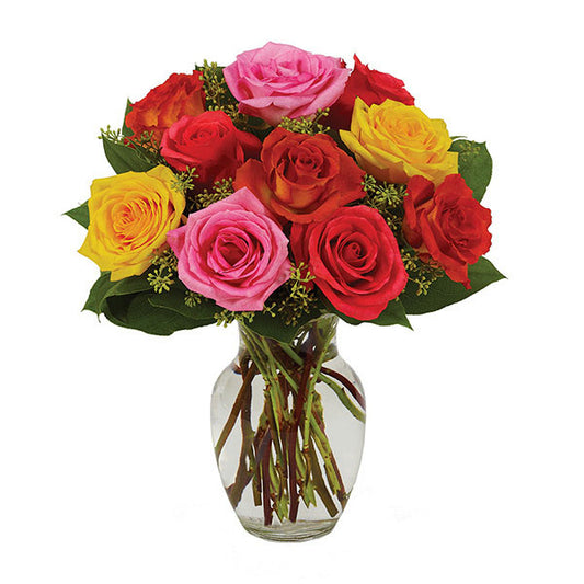 Assorted Roses - Bright