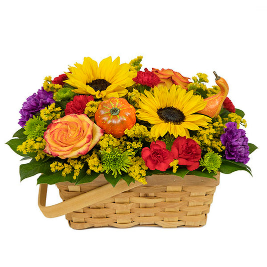 Bountiful Blooms Basket