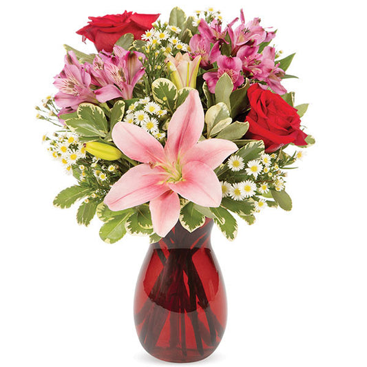 Blushing Blooms Bouquet