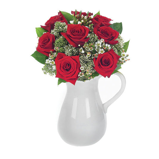 Rose Bouquet in a Pitcher