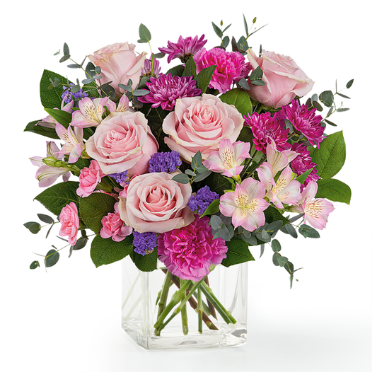 Rosy Radiance Bouquet - Deluxe