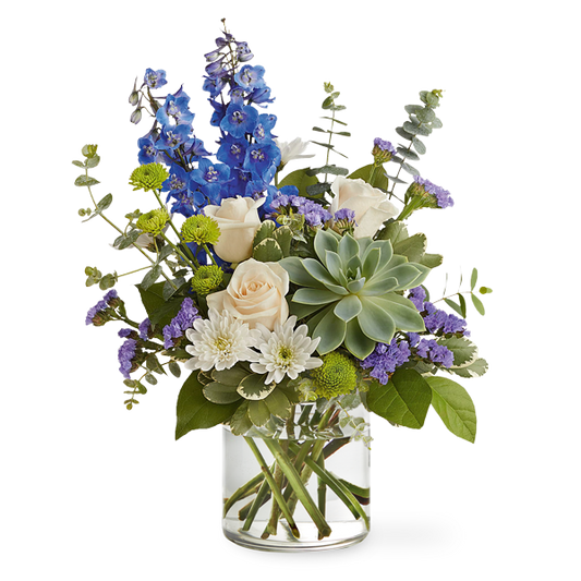 Cerulean Waves Bouquet - Deluxe