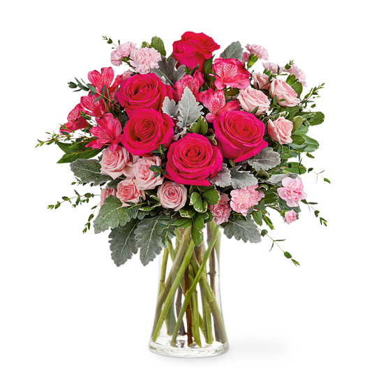 Tickled Pink Bouquet - Deluxe