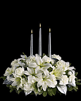 Silver Elegance Centerpiece