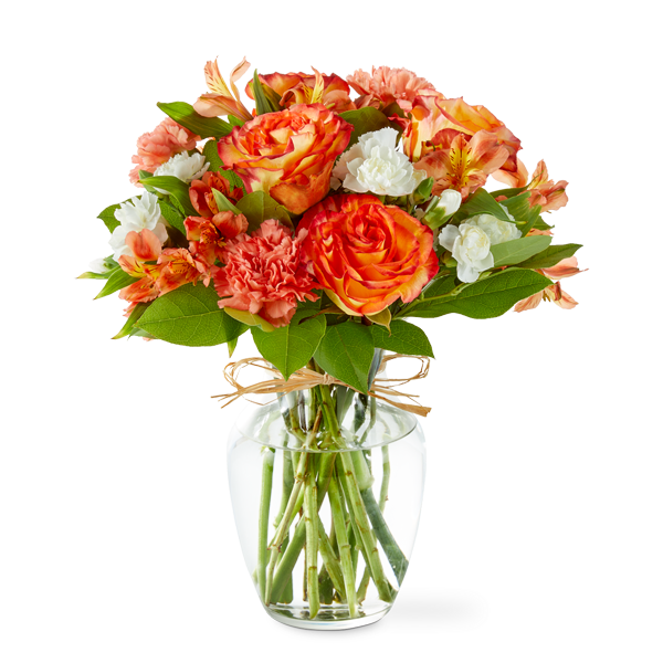Apricot Glow Bouquet - Deluxe