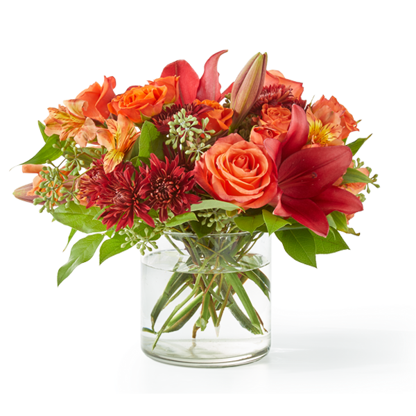 Crimson Leaves Bouquet - Deluxe