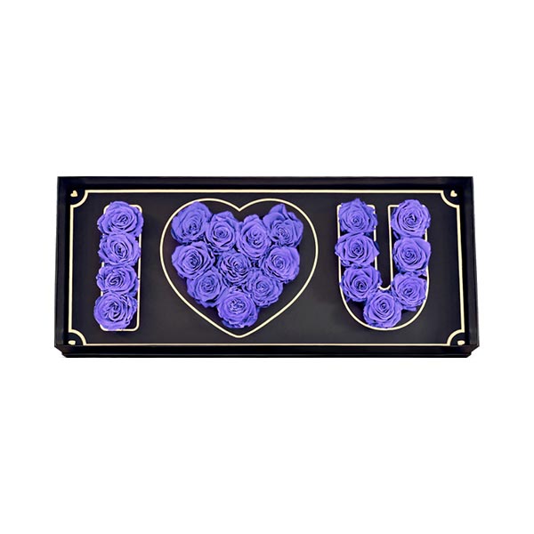 I Love You Box Bouquet - Lavender Haze