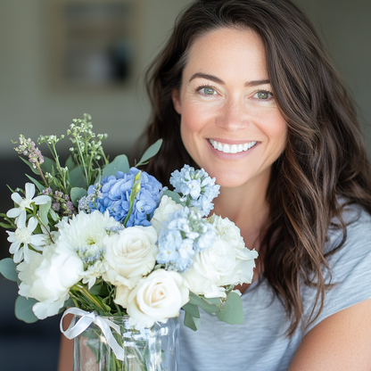 Blue & White Brilliance