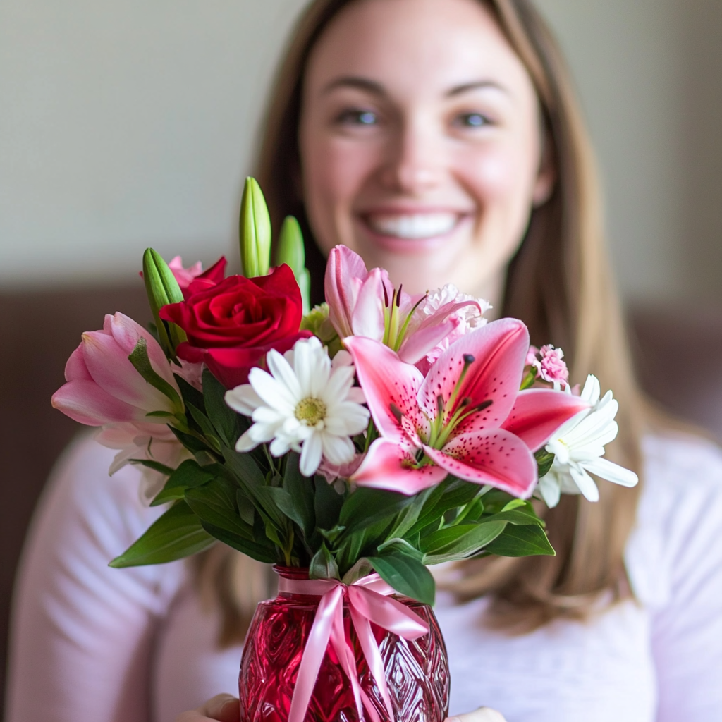 Blushing Blooms Bouquet