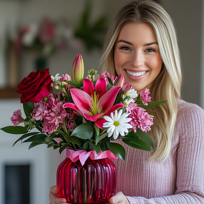 Blushing Blooms Bouquet