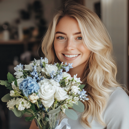 Blue & White Brilliance