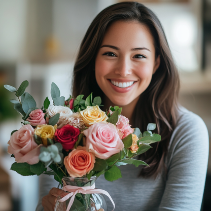 Assorted Roses - Bright