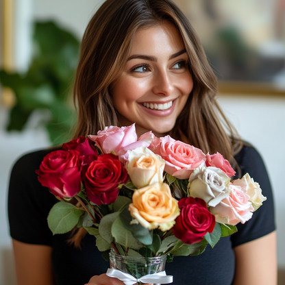 Assorted Roses - Bright